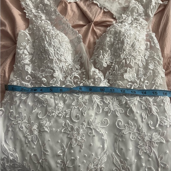 Custom BrideLulu Mermaid Wedding Dress WHITE - Picture 5 of 7